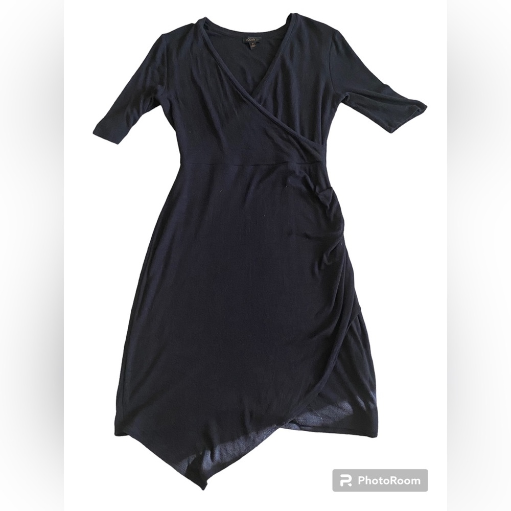Faux wrap back cotton dress super soft.